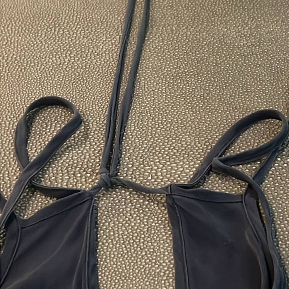 Mason silk navy blouse size 2 - Picture 4 of 8